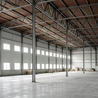 Bâtiment métallique de stockage préfabriqué moderne et écologique en acier, entrepôt préfabriqué en acier OEM, atelier, 50