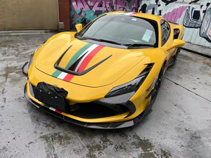 Kit de Carrocería para Ferrari <span class=keywords><strong>F8</strong></span>, Actualización a Estilo <span class=keywords><strong>Mansory</strong></span> MSY, Alerón Delantero y Trasero de Fibra de Carbono, Faldones Laterales - Product Image 3