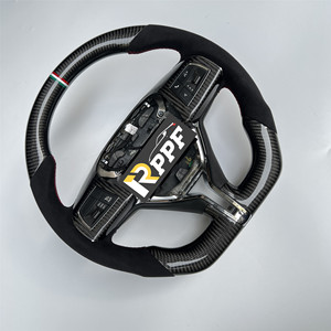 Volante <span class=keywords><strong>de</strong></span> Fibra <span class=keywords><strong>de</strong></span> Carbono RPPF <span class=keywords><strong>de</strong></span> Nuevo Diseño, Bajo <span class=keywords><strong>Precio</strong></span> y Buena Calidad para <span class=keywords><strong>Maserati</strong></span> Ghibli 2014 <span class=keywords><strong>2015</strong></span> 2016 2017 2018 - Product Image 3