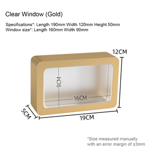 Benutzer definierte kreative rechteckige Metall dose <span class=keywords><strong>Box</strong></span> mit halben Fenster Clear View Fenster Weißblech <span class=keywords><strong>Box</strong></span> - Product Image 6