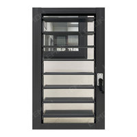 Fenêtres à persiennes en aluminium de haute qualité, étanches, robustes, design élégant, en aluminium et verre