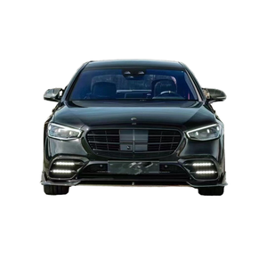 Nuevo Kit de Carrocería para <span class=keywords><strong>Mercedes</strong></span> W223 <span class=keywords><strong>S450L</strong></span> S500 S580, Estilo MSY Mejorado, Fibra de Carbono, Difusor Delantero, Faldones Laterales, Clips para Enganche de Remolque - Product Image 1