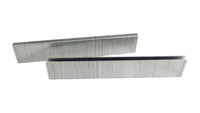 Agrafes industrielles en fer électrogalvanisé Leiting, qualité industrielle, durables, modèle 9040, robustes, tête plate en U, tige lisse, pour la construction