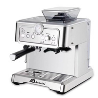 Anbolife 15 bar Bean-to-Cup Espresso Koffiemachine met Koffiemaler, Melkopschuimer, Automatische Koffiehoeveelheidsregeling, CE-gecertificeerd