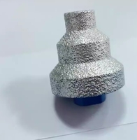 Foret conique à chanfreiner M10/M14 en acier diamanté à haute teneur en carbone avec mandrin intégré pour marbre, granit, carrelage et porcelaine