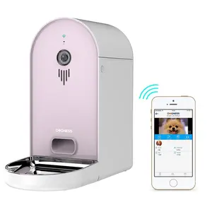 2022 alimentatore automatico per cani con fotocamera intelligente con telecomando Mobile durevole di vendita caldo per gatto