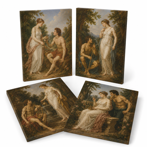 Xinhangchen Dipinto a Olio su Tela di Nudo Femminile in Stile <span class=keywords><strong>Art</strong></span> Déco, 18x24 Pollici, Arte da Appendere per Matrimoni e Ramadan - Product Image 1