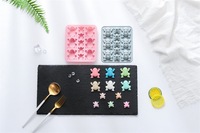 Moules à gâteau en silicone à motifs de grenouilles variés, de qualité alimentaire, réutilisables, mignons, en silicone magnétique pour chocolat, bonbons et glaçons DIY