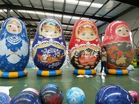 BOYI publicité dessin animé de poupée Matryoshka gonflable