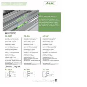 Capteur magnétique à trois fils PNP ALIF AG-39P d'origine - Product Image 6