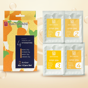 Kit de <span class=keywords><strong>Spa</strong></span> Orgánico 4 en 1 para Manicura y Pedicura, Set de Cuidado de Manos y Pies, Exfoliante de Sal, Mascarilla Hidratante, Crema de Masaje (Venta al por Mayor) - Product Image 6