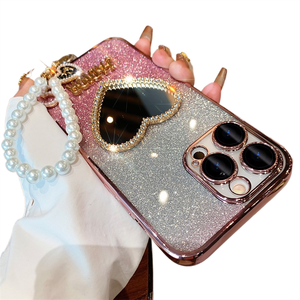 Cho 14 điện thoại di động Trường hợp iphone15 bảo vệ 13 Gradient long lanh gương Promax cao cấp - Product Image 1