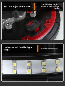 220伏电动墙面砂光机DIY级干墙砂光机变速钩环，用于打磨金属和木材工业用途 - Product Image 2