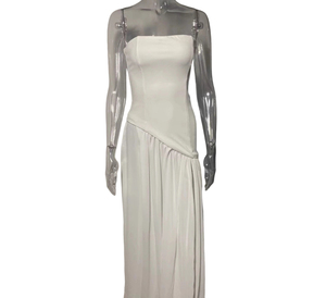 Vestidos Elegantes para Mujer, con Cierre de Cremallera en Contraste de Color, Abertura Asimétrica, Estilo Sexy para Vacaciones - Product Image 2