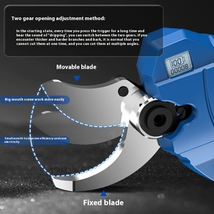 Pin Lithium 45mm cầm tay điện vườn kéo có thể sạc lại dày chi nhánh dao cây ăn quả kéo điện kéo - Product Image 3