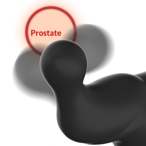 مجموعة من ثلاث قطع لتحفيز نقطة G، مقاومة للماء IPX6، قابس شرجي لتدليك البروستاتا بتصميم زهرة الأقحوان، لعبة جنسية للزوجين أو المثليين - Product Image 5