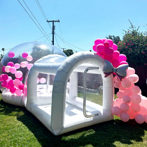 Commercial kids outdoor party bouncy castle tienda burbuja hinchable <b>bubble</b> house inflatable trampoline balloon dome - Product Image 1