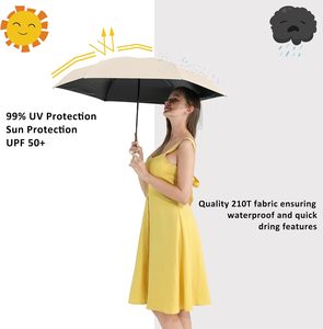 ร่มพิมพ์ลายโลโก้ตามสั่งแปลกใหม่แบบสามพับ-ผู้ผลิตจีนราคาถูกขายส่ง - Product Image 2