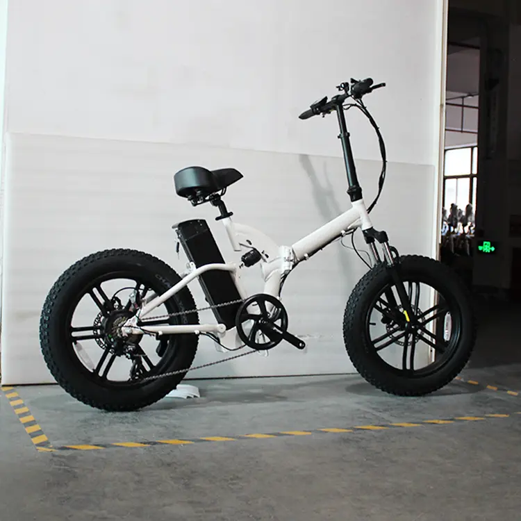Vélo électrique pliable de grande puissance gros pneu EBike pliant 20 pouces E Bike vélo électrique pliant pour adultes