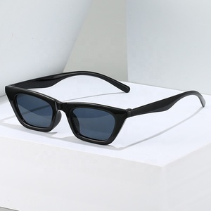 Nouvelles lunettes de soleil œil de chat tendance pour femmes, <span class=keywords><strong>monture</strong></span> petite, style rétro vintage, anti-UV, classiques, lunettes de soleil <span class=keywords><strong>pas</strong></span> chères - Product Image 1