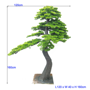 Tanaman Buatan <span class=keywords><strong>Yew</strong></span> Podocarpus Pohon Besar Simulasi Yacca Bonsai Pinus Topiary Lanskap Hijau untuk Dekorasi Dalam dan Luar Ruangan - Product Image 6