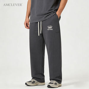 <span class=keywords><strong>Pantaloni</strong></span> da jogging pesanti da 460g "Est." <span class=keywords><strong>Pantaloni</strong></span> da Uomo Oversize Streetwear con Taglio Curvo <span class=keywords><strong>e</strong></span> Inserti, Modello From Nothing <span class=keywords><strong>Tech</strong></span> Pack Support - Product Image 1