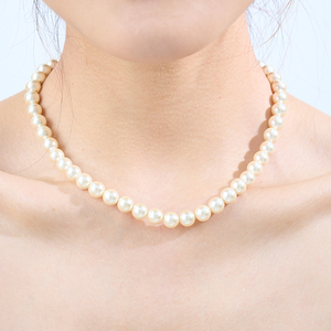 Chất Lượng Cao AAA Ngọc Trai Nước Ngọt Handmade Cổ Điển Phụ Nữ Trang Sức Tinh Khiết Vòng Cổ Ngọc Trai - Product Image 5