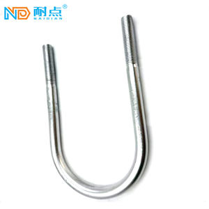 Boulons en U en acier haute résistance, zingués/HDG, résistants à la corrosion, pour la construction, l'automobile et la marine, en sac - Product Image 2