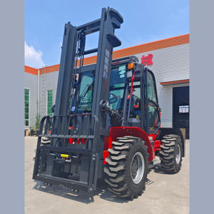 מלגזות חדשות חשמליות 5 טון צמיגי מלגזה 3 טון 3.5 טון 4 טון מלגזות שטח דיזל למכירה - Product Image 3