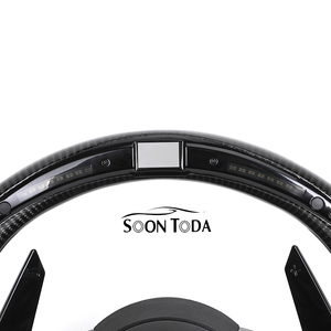 <span class=keywords><strong>Volante</strong></span> Deportivo Personalizado de Fibra de Carbono con Dos Botones Estilo M para <span class=keywords><strong>Audi</strong></span> RS4 RS6 RS7 SQ5 Q3 Q5 Q7 R8 A3 A4 A5 A6 C7 <span class=keywords><strong>B6</strong></span> B8 B9 RS3 8V RS - Product Image 3