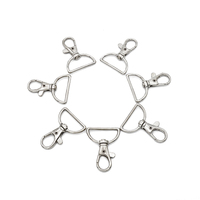 Gancho de pressão giratório, suporte direto de fábrica, gancho de pressão giratório de 10mm/15mm/20mm/25mm, ganchos de metal de alta qualidade para bolsas de mão