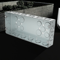 Boîte de jonction électrique multi-gang en acier inoxydable peint, étanche, pour intérieur/extérieur, IP65 EB954 Hangshuo