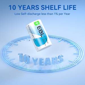 EBL 6-Pack <b>CR2</b> 3V <b>Lithium</b> Ion <b>Batteries</b> High Capacity Long Lasting Power for RangeFinder Cameras Security Sensors - Product Image 5