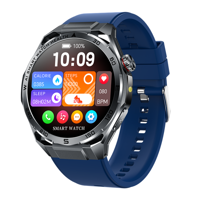 2026 Best Health Monitor Waterproof Men Women ECG PPG Blood Pressure Smart Watch With Flashlight Smartwatch ET474