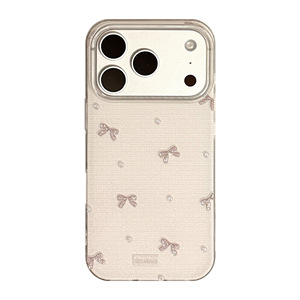 Funda Protectora Gris con Diseño de Lazo y Purpurina, Antigolpes, con Diseño Geométrico de Grafiti, Compatible con 17 <span class=keywords><strong>Pro</strong></span> y 16 <span class=keywords><strong>Pro</strong></span>, Estilo Coreano - Product Image 5