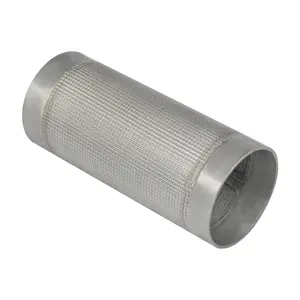 Factory supply gas filter oils filtration 30 micron stainless pleated filter cartridge