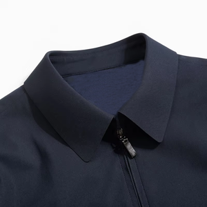 Fabricantes de Chaquetas de Piloto Personalizadas de Alta Calidad, Tejidas, Talla Grande para Hombre, OEM, Primavera, Delgadas, con Cierre y Cuello Camisero - Product Image 2