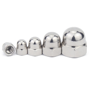 M5 M6 M8 M10 Zylinderkopfmutter aus Kohlenstoffstahl und Edelstahl, metrisch, Klasse 4.8 & 8.8, OEM - Product Image 3