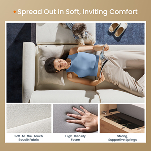 Canapé d'angle modulaire <span class=keywords><strong>SONGMICS</strong></span> <span class=keywords><strong>HOME</strong></span>, design moderne, 7 places, meubles de maison, canapé d'angle pour salon - Product Image 4