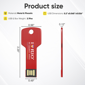 1 Pezzo <span class=keywords><strong>Chiavetta</strong></span> USB Personalizzabile con Logo Aziendale, Forma di Chiave, 4GB 8GB 16GB 32GB 64GB, Penna USB 2.0, Memoria Flash - Product Image 6