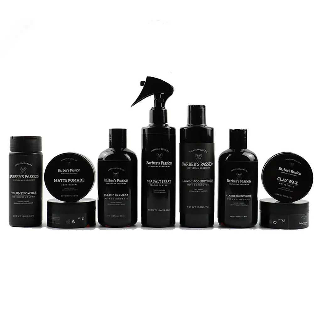 18 year experience Arganrro manufacturer accepted private label hair styling men set includes powder pomade clay and stying gel