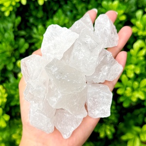 Cristales de Cuarzo Transparente Natural al por Mayor, Piedras de Cuarzo Blanco en Bruto para Sanación, Joyería y Decoración del Hogar - Product Image 1