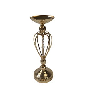 Hollow Heart Iron Frame Gold Tall Vase Christmas Living Room Window Holiday Table <b>Flower</b> <b>Display</b> Ornament - Product Image 6