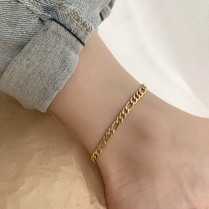 Chaînes <span class=keywords><strong>de</strong></span> cheville EManco Franco Link pour hommes et femmes, style Hip Hop Rapper, en acier inoxydable, bijoux <span class=keywords><strong>de</strong></span> <span class=keywords><strong>pied</strong></span>, chaînes cubaines pour cheville - Product Image 4