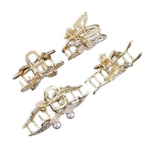 กิ๊บติดผมรูปผีเสื้อ โลหะผสมคริสตัล ขนาดกลาง 13 ซม. สำหรับผู้หญิง งานปาร์ตี้ เครื่องประดับศีรษะ - Product Image 5