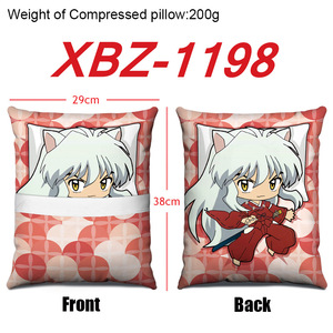 Almohada de <span class=keywords><strong>Peluche</strong></span> de <span class=keywords><strong>Inuyasha</strong></span>, Cojín de Sofá con Diseño Animado Bidimensional - Product Image 2