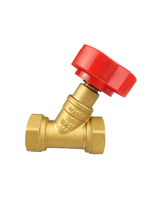 Vanne de régulation manuelle en laiton et bronze DN15-DN65 à structure de type vanne de retenue pour équilibrage dynamique et statique de l'eau et de l'huile