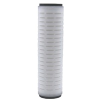 Cartouche filtrante à sédiments plissée universelle en PP de 10 pouces, compatible avec les embouts 222/226/DOE, filtre à eau, purificateur