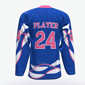 Jersey de hockey sobre hielo personalizado, uniforme de hockey en blanco con nombre y número de equipo bordado de Toronto - Product Image 4