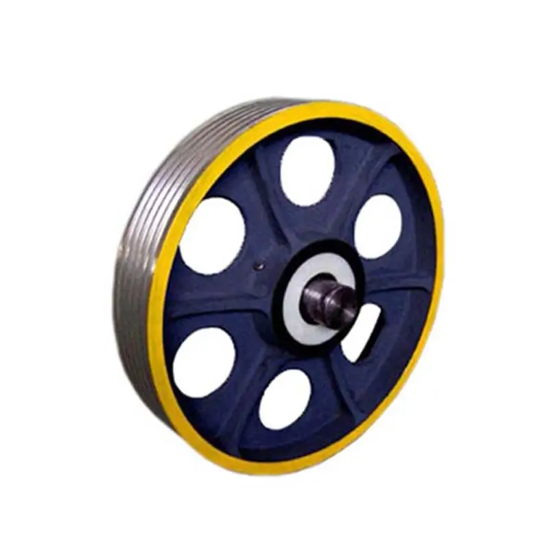 Elevator Pulley Sheave for Traction System Car Frame